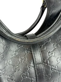 Bolsa Gucci Jackie Guccissima Hobo Preta