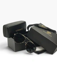 Óculos De Sol Versace Medusa Aviator Preto