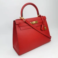 Bolsa Hermès Kelly 28 Epsom Rouge Casaque