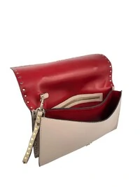 Clutch Valentino Rockstud Nude