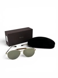 Óculos De Sol Tom Ford Aviador Sean Dourado