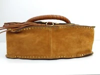 Bolsa Chloé Marcie Camurça Caramelo