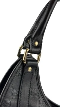 Bolsa Gucci Jackie Guccissima Hobo Preta
