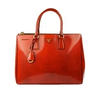 Prada Galleria Spazzolato Arancio Fume