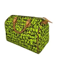 Bolsa Luis Vuitton Speedy 30 Monogram Grafiti Verde