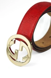 Cinto Gucci GG Vermelho