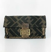 Bolsa Fendi Baguette Tabacco Zucca Large