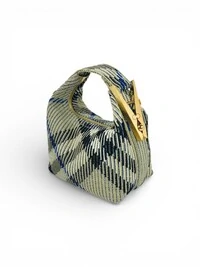 Bolsa Burberry Mini Peg Xadrez