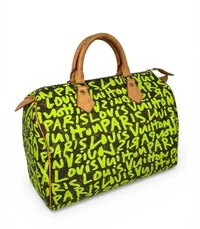 Bolsa Luis Vuitton Speedy 30 Monogram Grafiti Verde