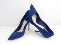 Sapato Christian Dior Camurça Azul Marinho