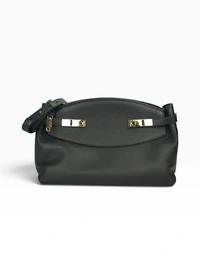Bolsa Ferragamo Hug Soft Crossbody Preta