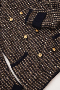 Casaco Chanel Métiers d’Art Pre-Fall 2009 em Tweed, Cashmere e Paetês