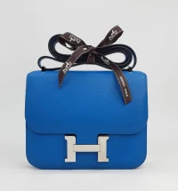 Bolsa Hermès Constance 18 Swift Blue Hydra