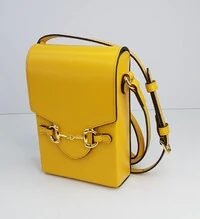 Bolsa Gucci Horsebit 1955 Mini Bag Amarelo