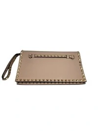 Clutch Valentino Rockstud Nude