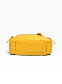 Bolsa Chanel Pocket Top Handle Vanity Yellow