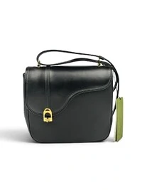Bolsa Gucci Equestrian Saddle Crossbody Preta