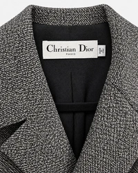 Vestido Christian Dior Bar Jacket Belt Cinza