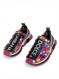 Dolce & Gabbana Multicolor Gemstone Sneakers