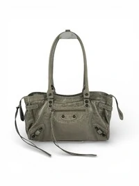 Bolsa Balenciaga Le City East West Verde Musgo