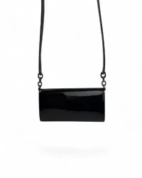 Bolsa Valentino Vlogo The Bold Edition Patent Preta