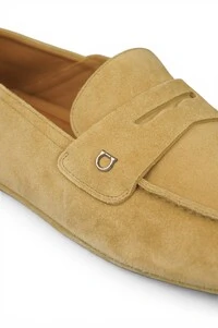 Mocassim Ferragamo Gancini Buckle Suede