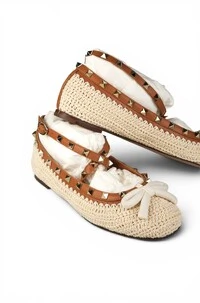 Sapatilha Valentino Ballerina Natural