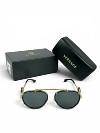 Óculos De Sol Versace Aviador 2232 Preto