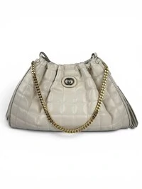 Bolsa Gucci Deco Medio Tote Ivory