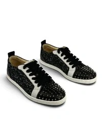 Tênis Christina Louboutin Spikes Preto