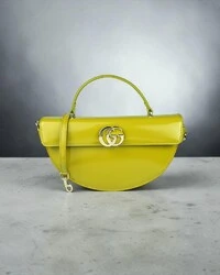 Bolsa Gucci Half Moon Medium Chartreuse