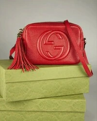 Bolsa Gucci Soho Disco Vermelha