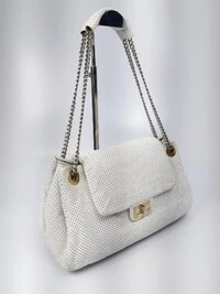 Bolsa Chanel Accordion Branca