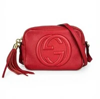 Bolsa Gucci Soho Disco Vermelha