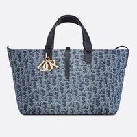 Bolsa Dior Toujours Medium — Denim Oblique Jacquard