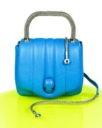Bolsa Bvlgari X Ambush Serpenti Puffy Azul