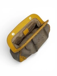 Clutch Prada Jacquard Amarelo