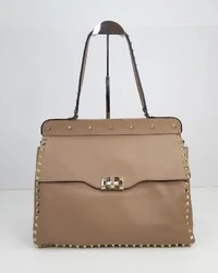 Bolsa Valentino Rockstud Nude