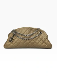 Bolsa Chanel Just Mademoiselle Caviar Bronze