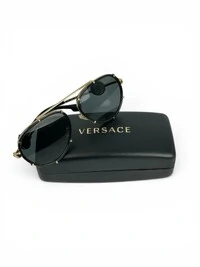 Óculos De Sol Versace Aviador 2232 Preto
