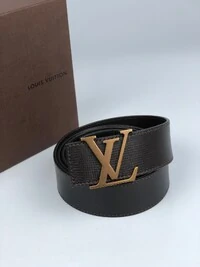 Cinto Louis Vuitton Reversível LV Marrom