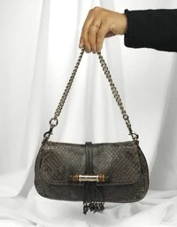 Bolsa Gucci Gucci Bamboo Croisette Phython