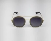 Óculos de Sol Gucci GG0105S Redondo Preto