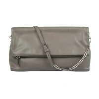 Bolsa Prada Over Flap Cinza