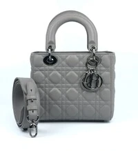 Bolsa Dior Lady Dior My Abcdior Small Cinza