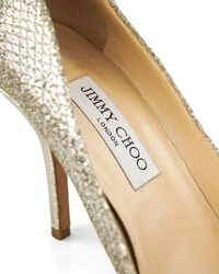 Sapato Jimmy Choo Dourado