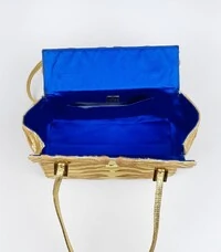 Bolsa Fendi Baguette Shopper Edição Limitada Dourada