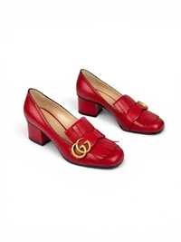 Sapato Gucci gg Vermelho