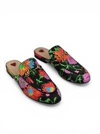Mule Gucci Horsebit Floral