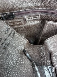 Bolsa Nancy Gonzales Couro Marrom